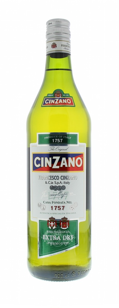 Cinzano Dry 100cl 18° (R) x12