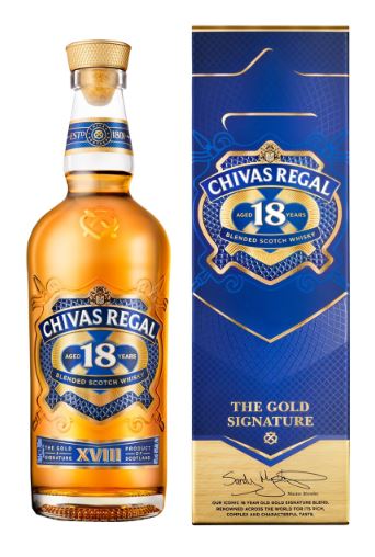 Chivas Regal 18 Years The Gold Signature 70cl 40° (R) GBX x6