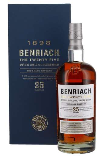 Benriach The Twenty Five Four Cask Matured 70cl 46° (R) GBX x4