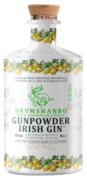 Drumshanbo Gunpowder Gin Sardinian Citrus Ceramic Edition 70cl 43° (R) x6