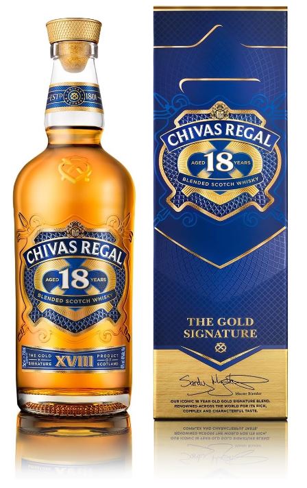Chivas Regal 18 Years The Gold Signature 1L 40° (R) GBX x6