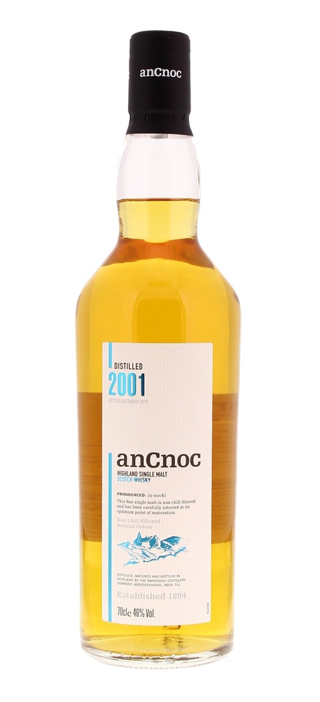 An Cnoc 2001 70cl 46° (R) GBX x6