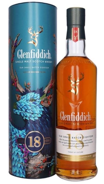 Glenfiddich 18 Years Limited Festive Design 70cl 40° (R) GBX x3