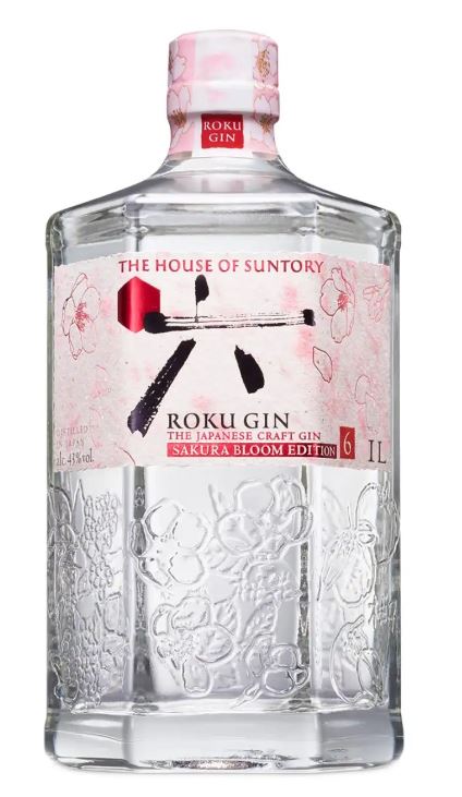 Roku Gin Sakura Bloom Edition 1L 43° (R) x6