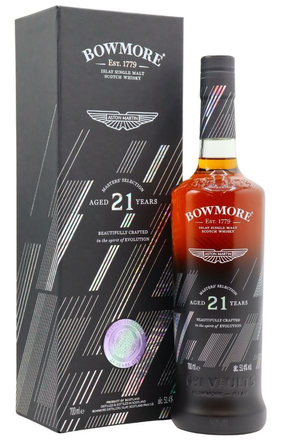 Bowmore 21 Years Aston Martin Masters Selection 2024 70cl 51.4° (NR) GBX x6