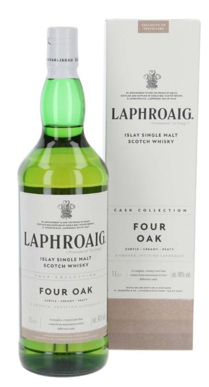 Laphroaig Four Oak 100cl 40° (R) GBX x12