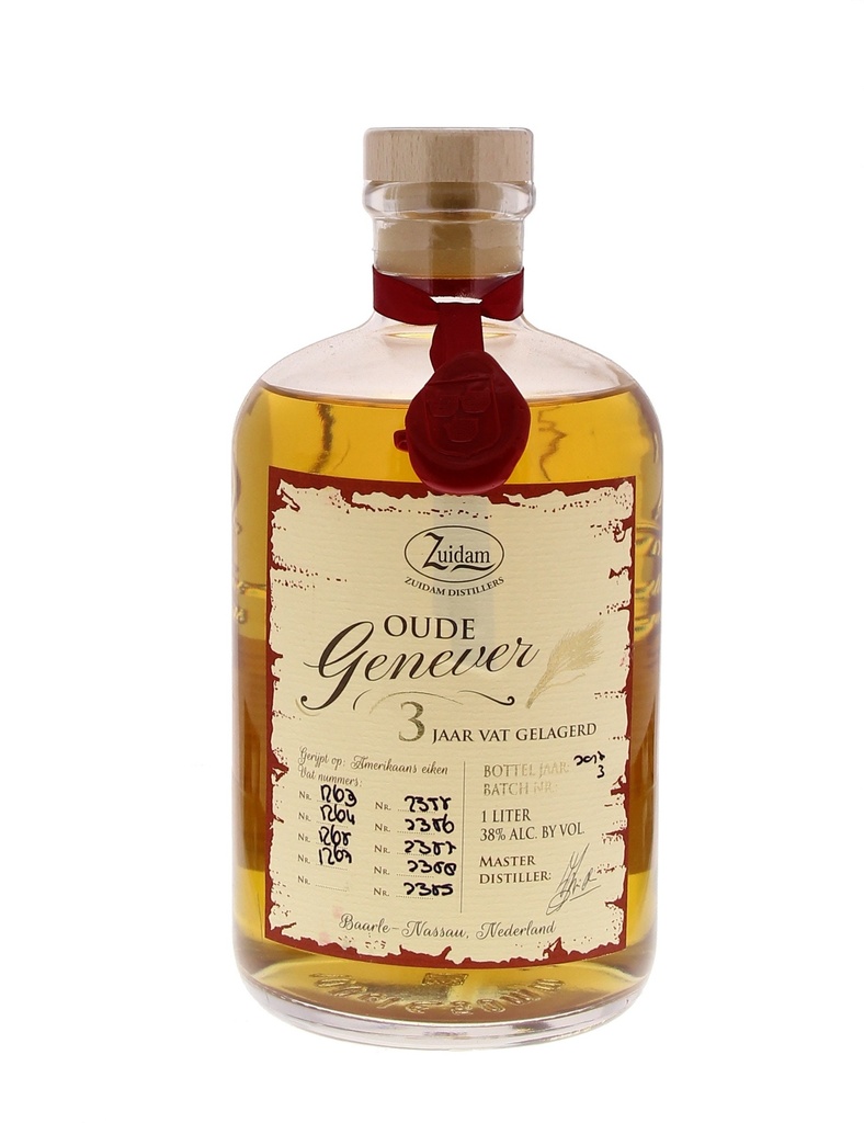 Zuidam 3 Jaar Genever 100cl 38° (R) x6