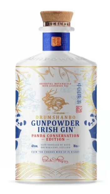 Drumshanbo Gunpowder Gin Panda Conservation Edition 70cl 43° (R) x6