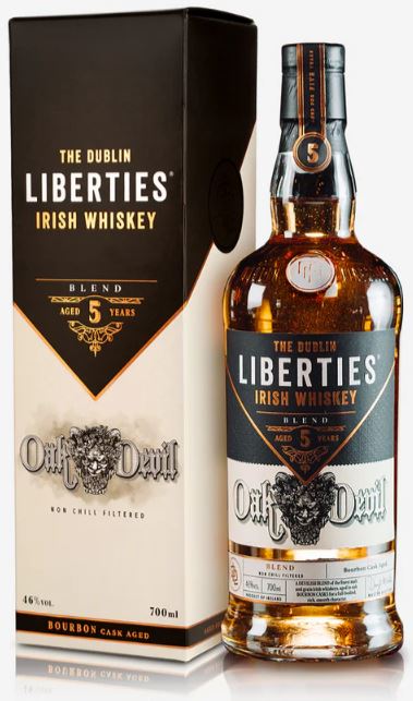 Dublin Liberties Oak Devil Irish Whiskey 70cl 46° (R) GBX x6