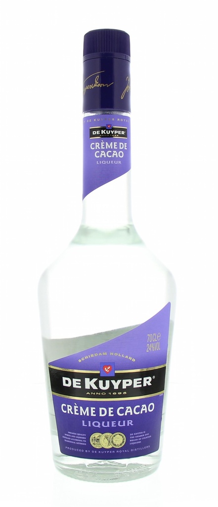 De Kuyper Cacao Blanc 70cl 24° (R) x6