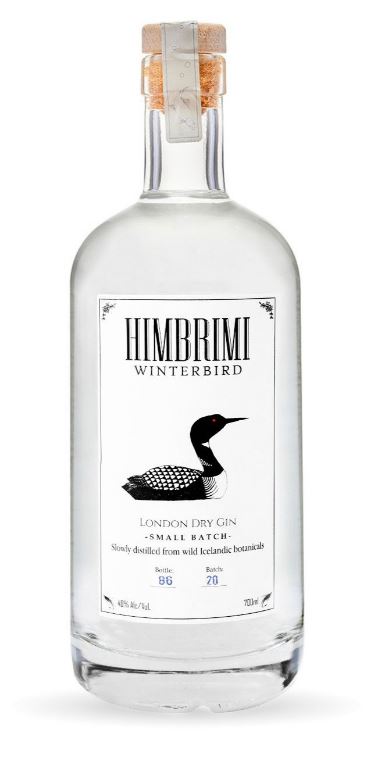 Himbrimi London Dry Gin Winterbird Edition 70cl 40° (R) x6