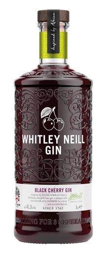 Whitley Neill Black Cherry 1L 43° (R) x6
