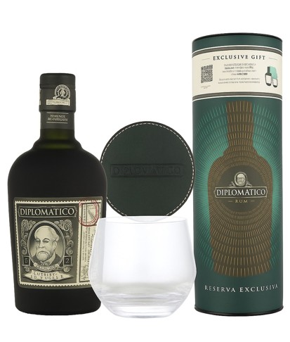 Diplomatico Reserva Exclusiva 12 Years + glass coaster 70cl 40° (R) GBX x6