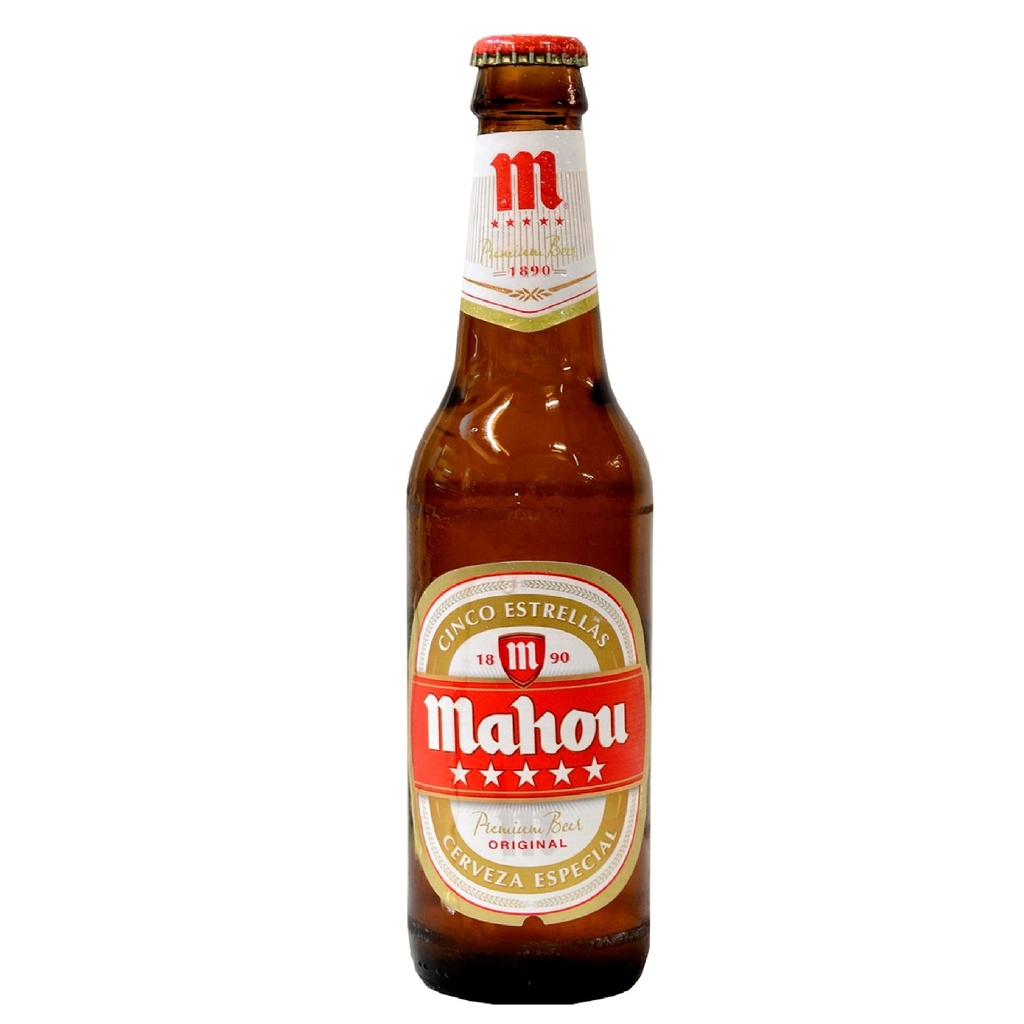 Mahou 5 Estrellas 33cl 5,5º NRB x24