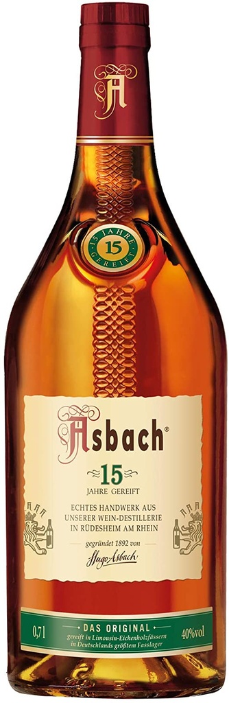 Asbach 15 YO 70cl 40º (R) GBX x3