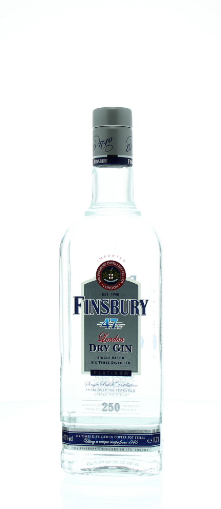 Finsbury 47 Platinum Dry Gin 70cl 47º (R) x6