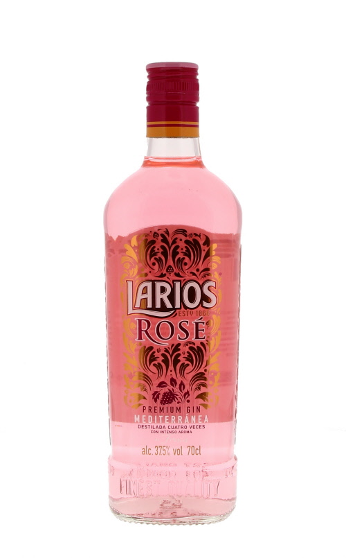 Larios Rose Gin 70cl 37,5º (R) x6