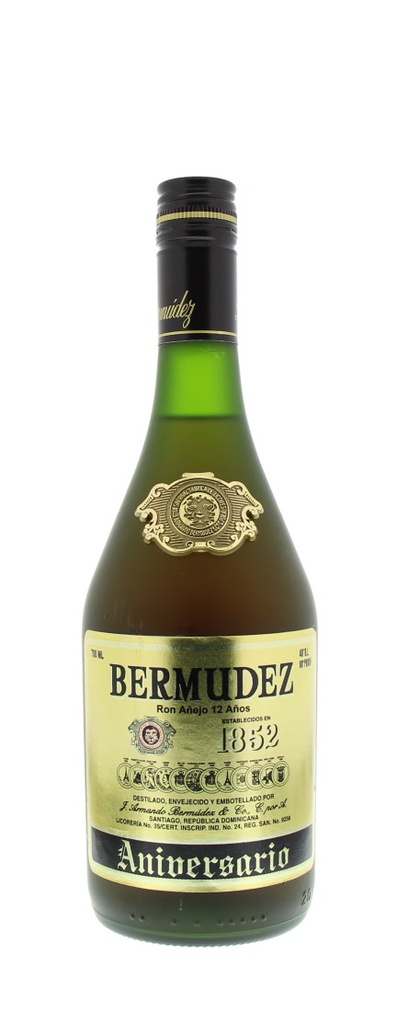 Bermudez 150 YO Aniversario 70cl 40º (R) GBX x12