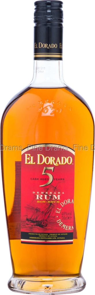 El Dorado 5 YO 70cl 40º (R) x6