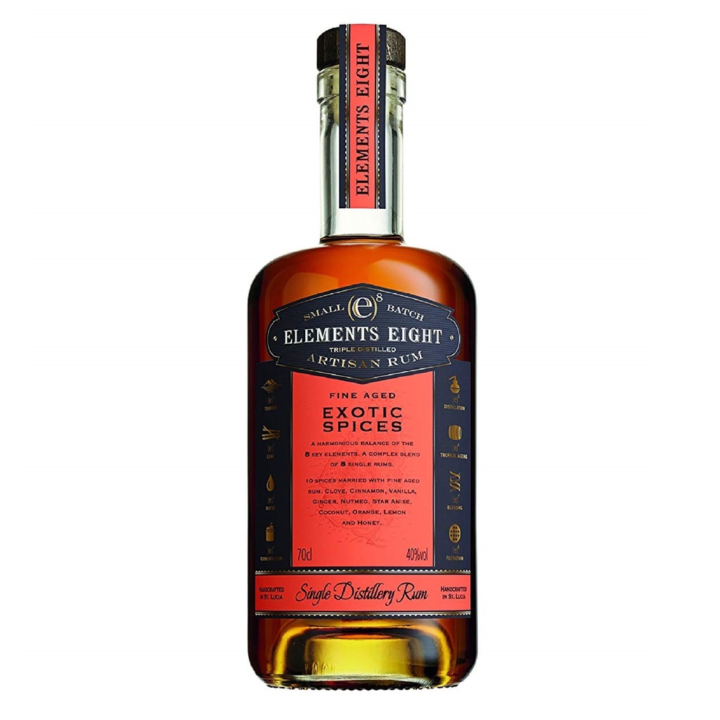 Elements Eight Exotic Spiced 70cl 40º (R) x6