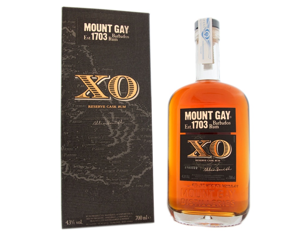 Mount Gay XO Rum 70cl 43º (R) x6