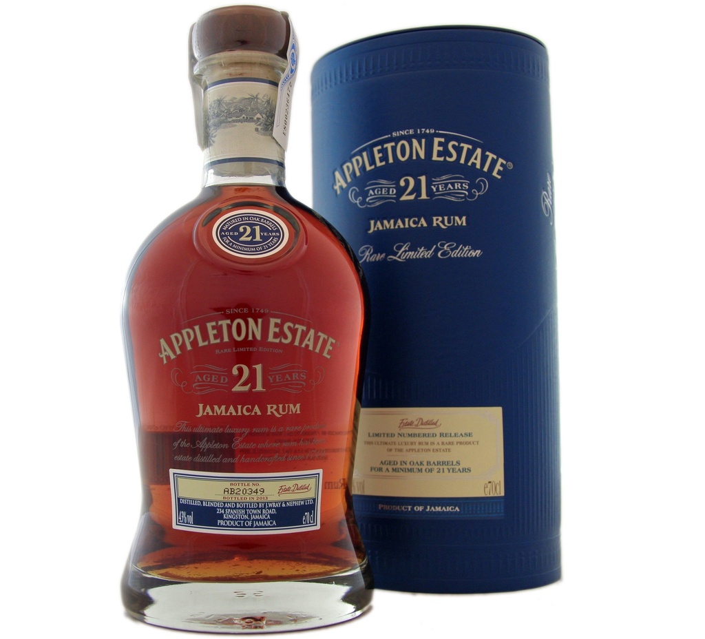 Appleton 21 YO 70cl 43º (R) GBX x6