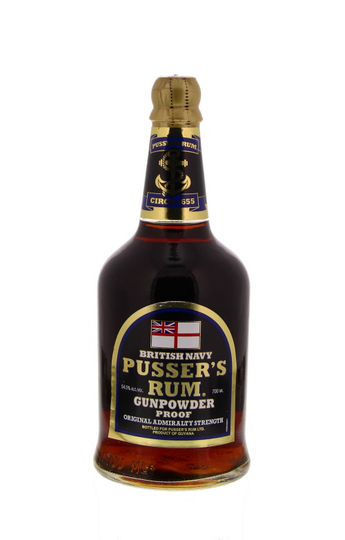 Pusser's British Gunpowder Proof 70cl 54,5º (R) x6