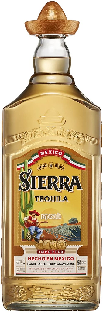 Sierra Tequila Reposado 100cl 38º (R) x6