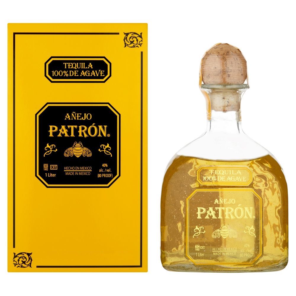 Patron Añejo 100cl 40º (R) GBX x6