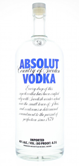 Absolut Blue 450cl 40º (R) x1