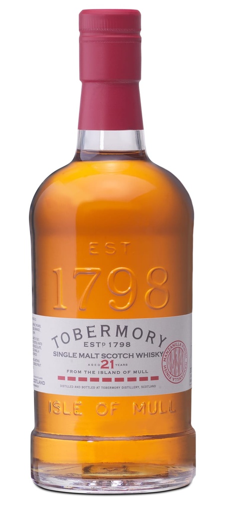 Tobermory 21 YO Manzanilla Finish 70cl 53,8º (R) GBX x6