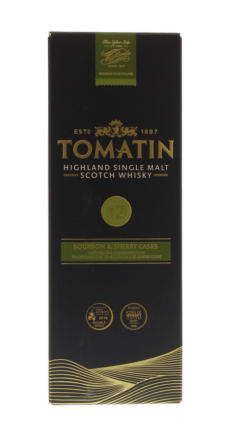Tomatin 12 YO 100cl 43º (R) GBX x6
