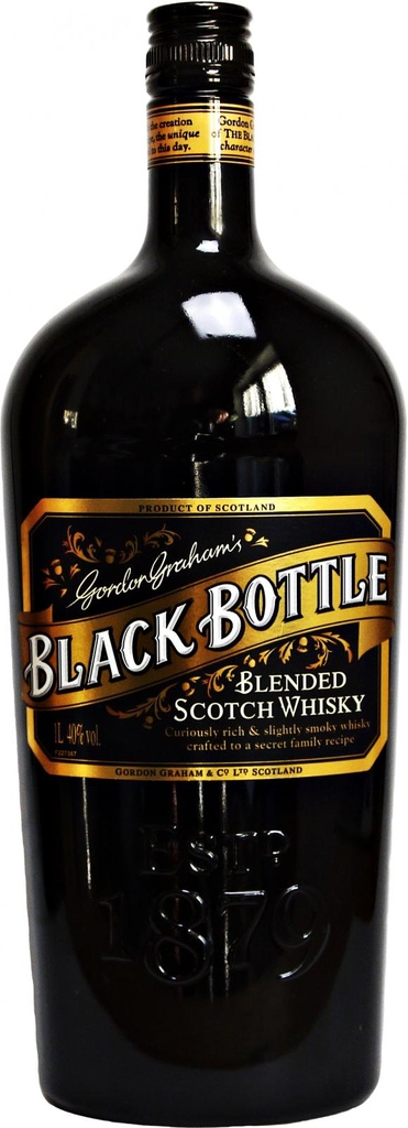 Black Bottle Blended Scotch Whisky 100cl 40º (R) x6