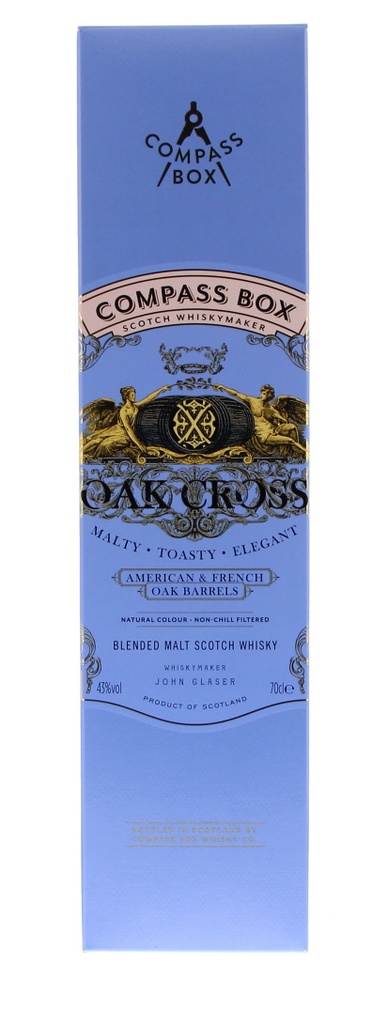 Compass Box Oak Cross 70cl 43º (R) x6
