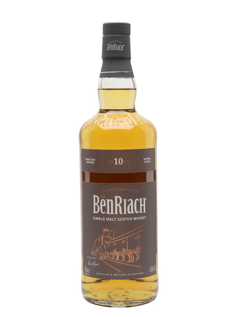 Benriach 10 YO 70cl 43º (R) GBX x6