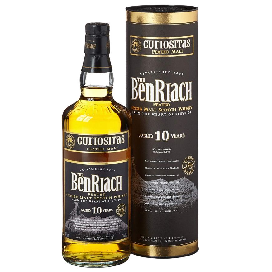 Benriach 10 YO Curiositas Peated Style 70cl 46º (R) GBX x6