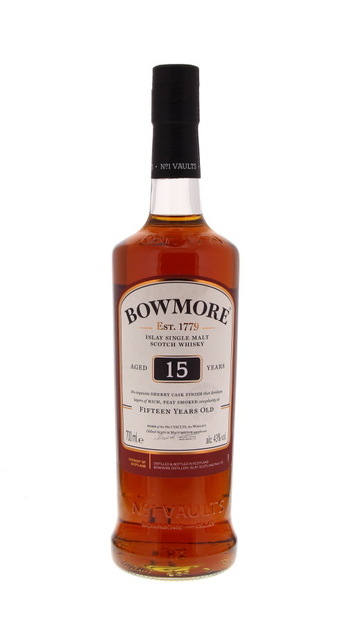 Bowmore 15 YO 70cl 43º (R) x6