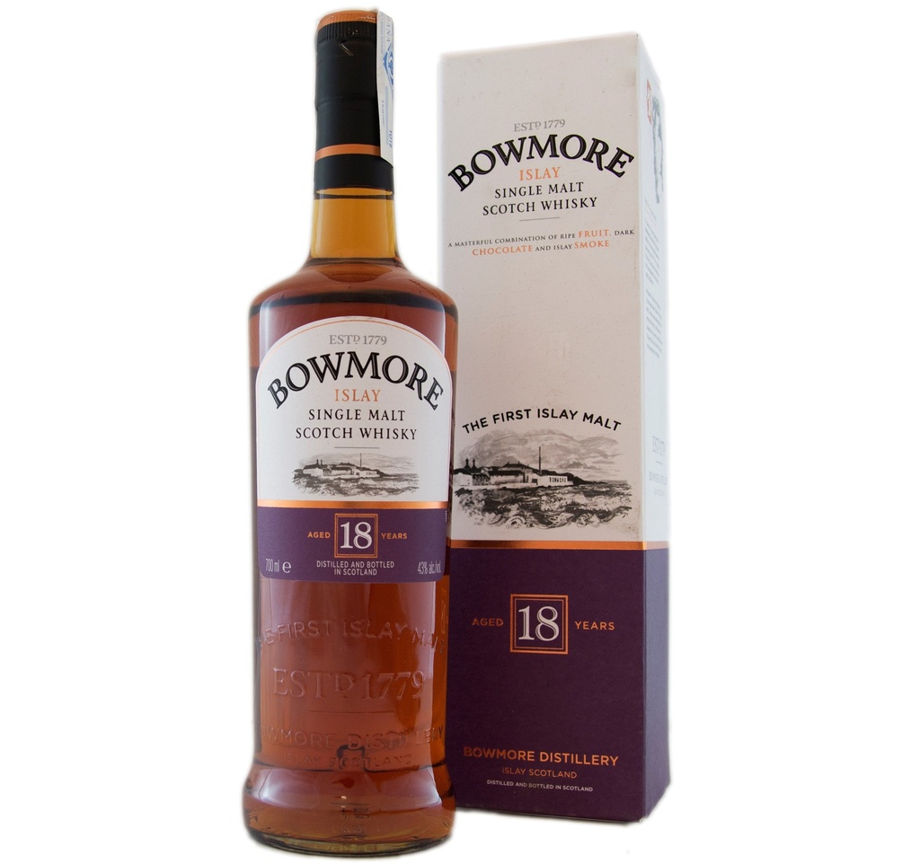 Bowmore 18 YO 70cl 43º (R) GBX x6