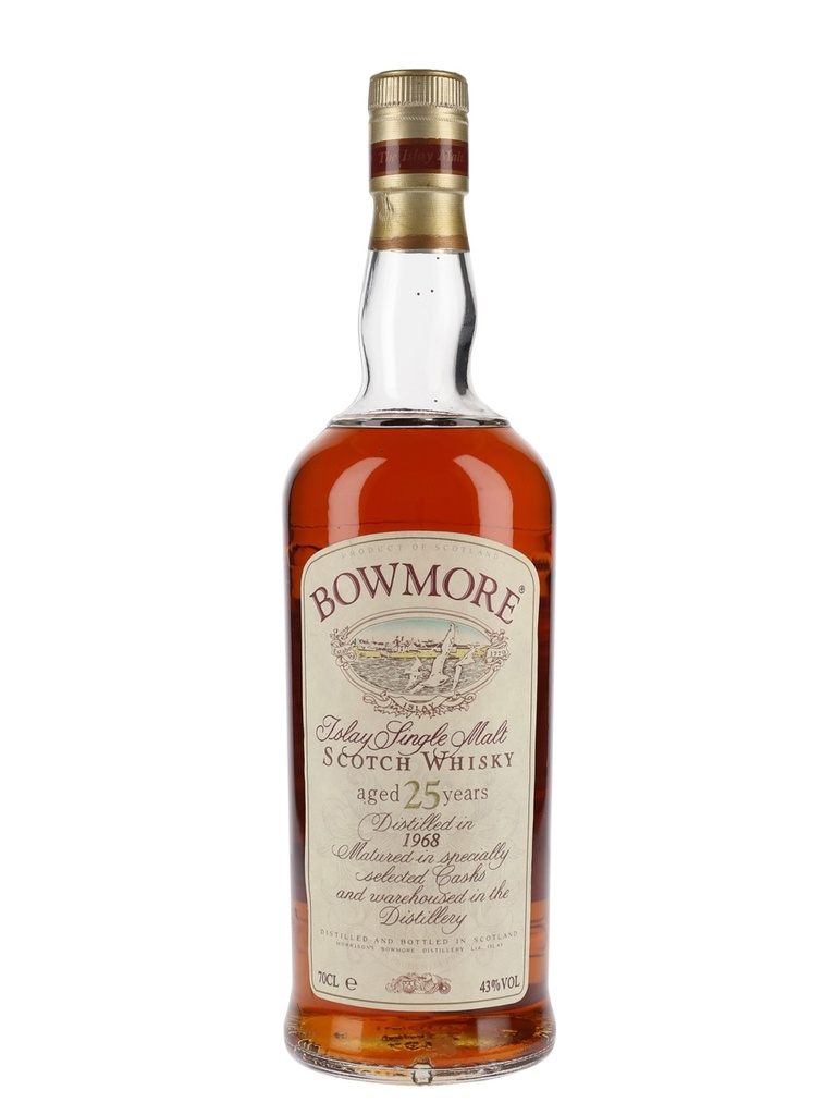 Bowmore 25 YO 70cl 43º (R) x6