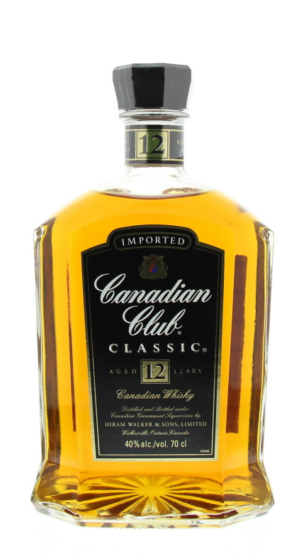 Canadian Club Classic 12 YO 70cl 40º (R) x3
