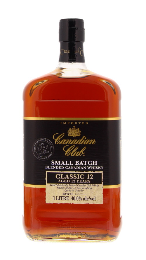 Canadian Club Small Batch Classic 12 YO 100cl 40º (R) x12