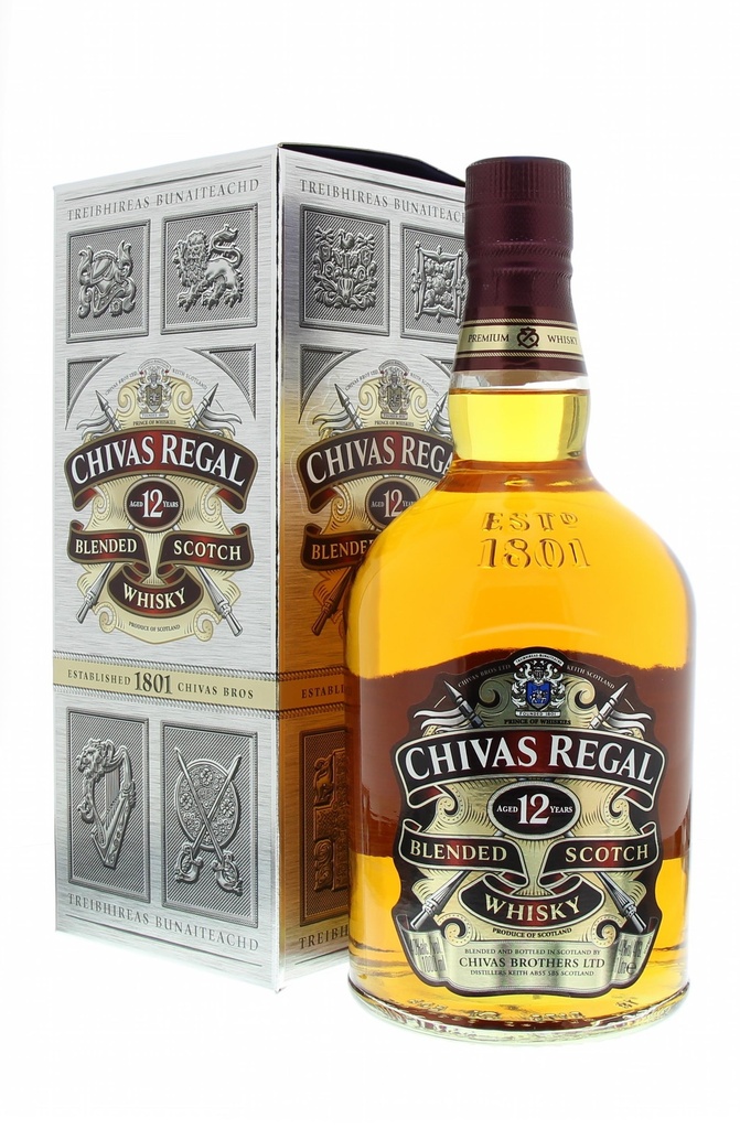 Chivas Regal 12 YO 100cl 40º (R) GBX x12