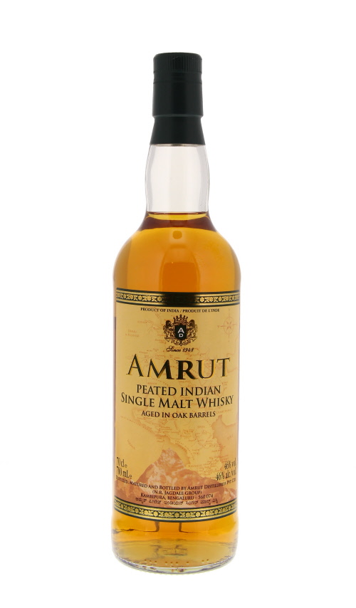 Amrut Peated Single Malt 70cl 46º (R) GBX x6