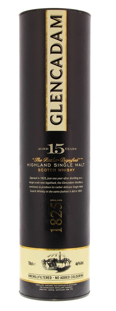 Glencadam 15 YO 70cl 46º (R) GBX x6