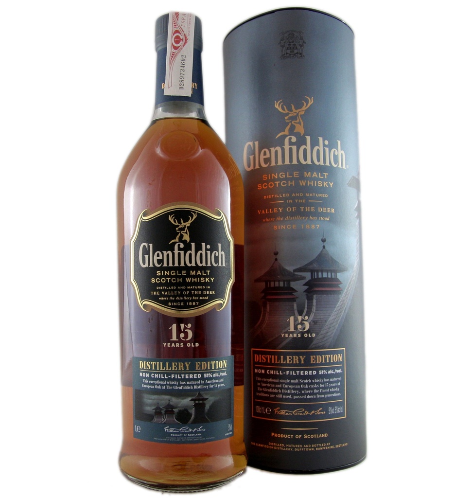 Glenfiddich 15 YO Distillery Edition 100cl 51º (R) x12