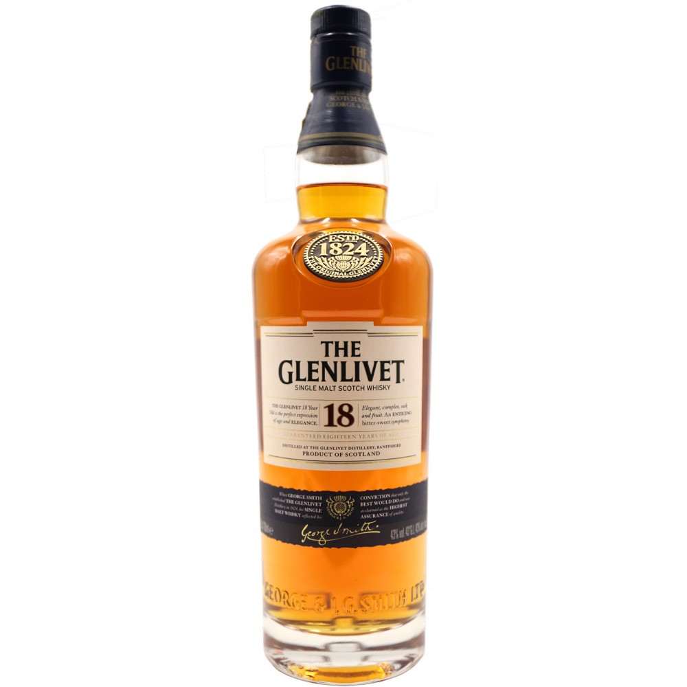 Glenlivet 18 YO 70cl 43º (R) GBX x6