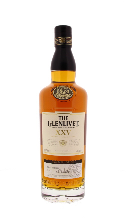 Glenlivet 25 YO XXV 70cl 43º (R) GBX x3