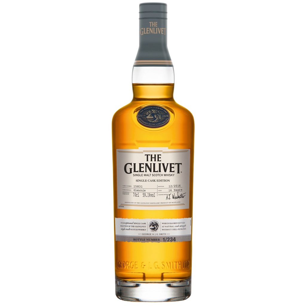Glenlivet Single Cask Glencuie 70cl 59,1º (R) GBX x3