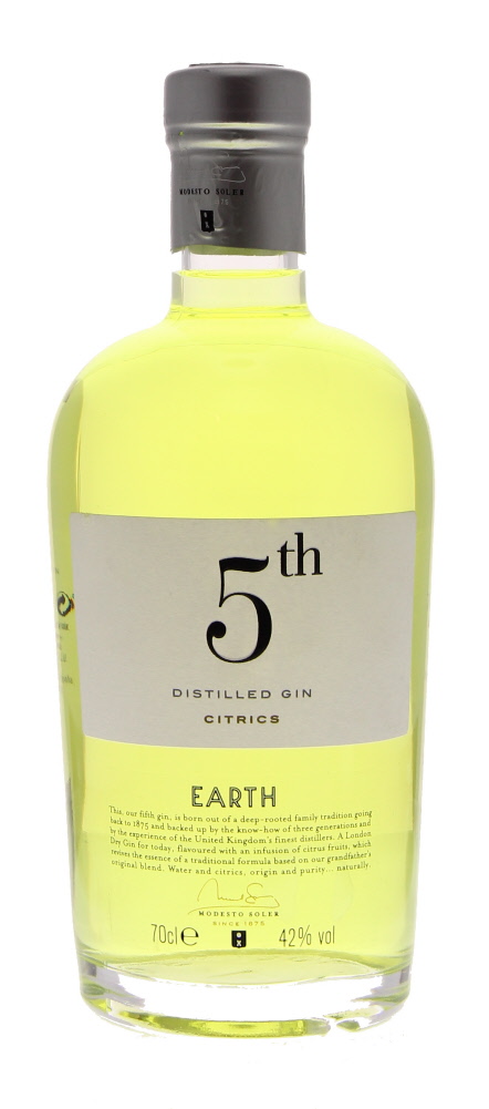 5Th Earth Yellow Gin 70cl 42º (R) x6