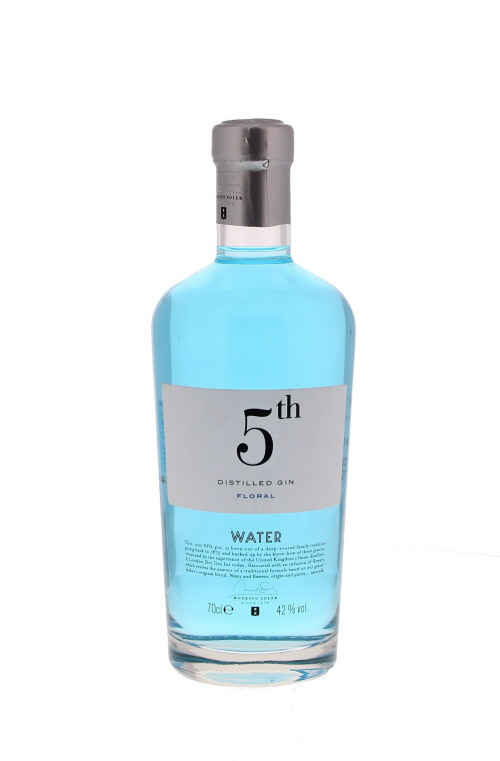 5Th Water Blue Gin 70cl 42º (R) x6